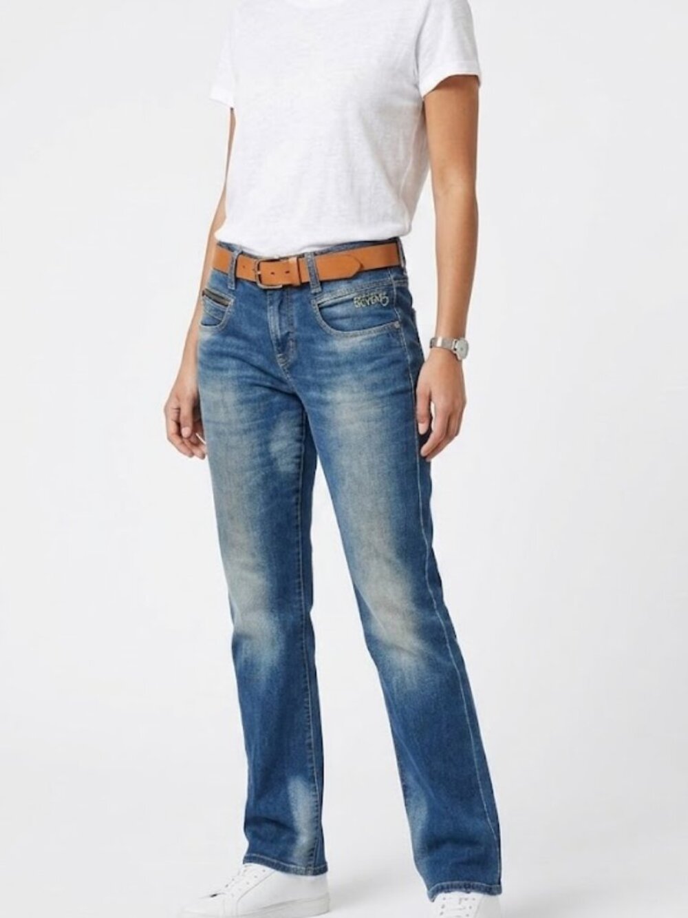 Jack & Jones Women's Seven 5 Pocket Button fly Jeans Size 32